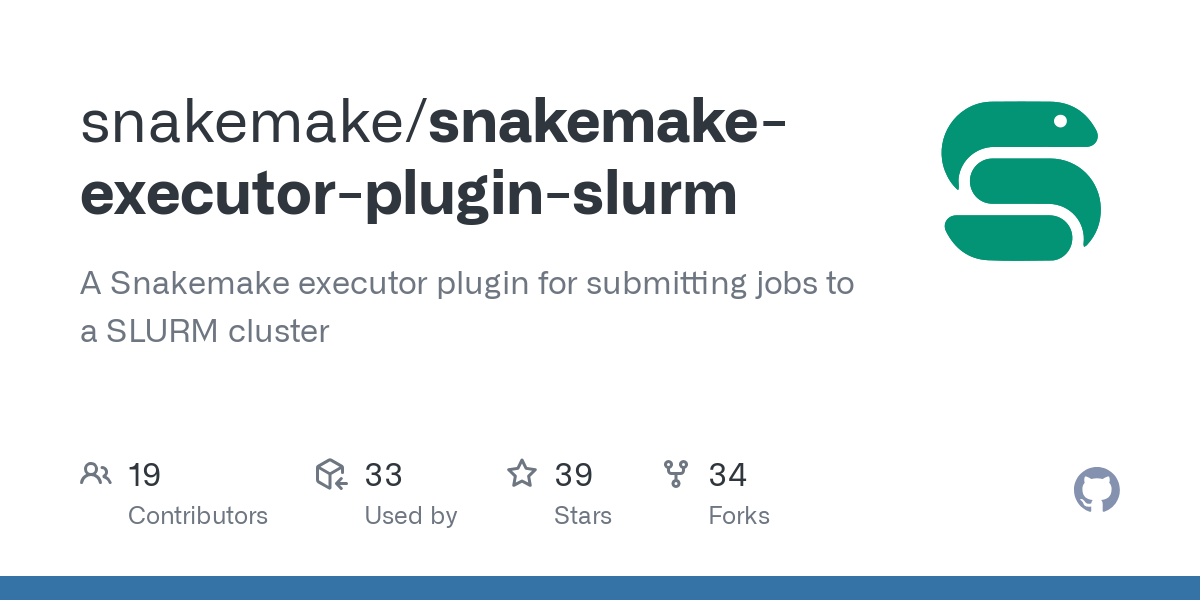 A Snakemake executor plugin for submitting jobs to a SLURM cluster - snakemake/snakemake-executor-plugin-slurm