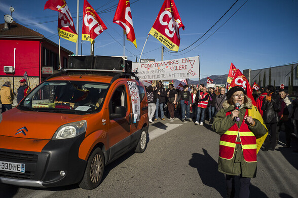 Manifestation du 31 janvier à Aubenas