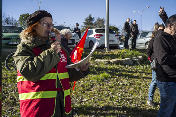 Manifestation du 31 janvier à Aubenas