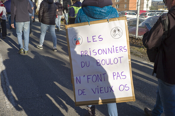 Manifestation du 31 janvier à Aubenas