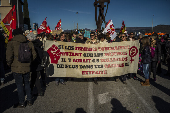 Manifestation du 31 janvier à Aubenas
