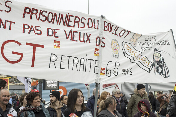 Manifestation du 7 mars à Aubenas