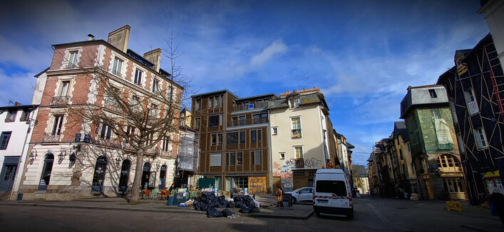 La Place Saint-Michel de Rennes - 17 mars 2023