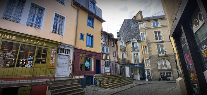 La plus petite maison de Rennes rue de Penhoët - 17 mars 2023