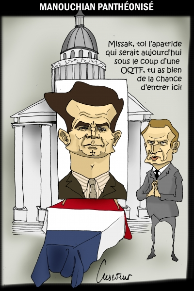 Christian Creseveur: "#Manouchian #panthéon Caricat…" - La Quadrature du  Net - Mastodon - Media Fédéré