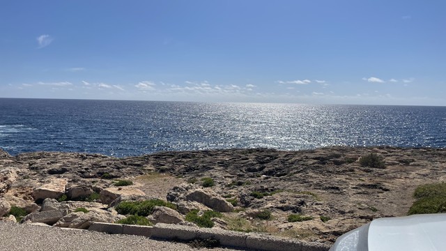 La mer, à Cala d’Or. 
