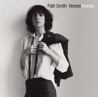 Portrait de Patti en noir et blanc Patti Smith Horses par Robert Mapplethorpe.