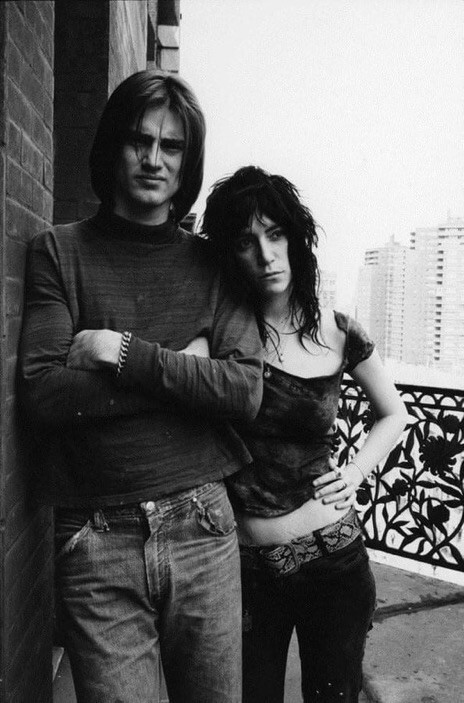Robert et Patti, en N&B Chelsea hôtel. (1973/74)