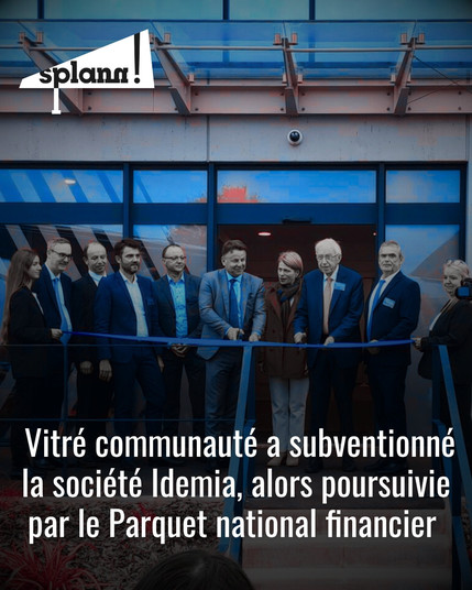 Vitré communauté a subventionné la société Idemai, alors poursuivie par le Parquet national financier