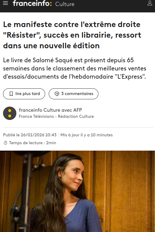 Le manifeste contre l'extrême droite 